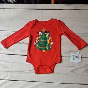 Disney Baby 6m Holiday Bodysuit